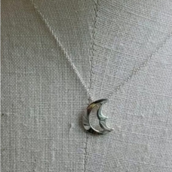 Tiffany & Co. Silver Moon Necklace - Picture 6 of 11